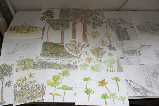 SPEkTR Things that go bump in the night drawings