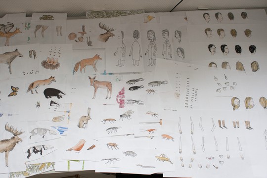 SPEkTR Things that go bump in the night drawings